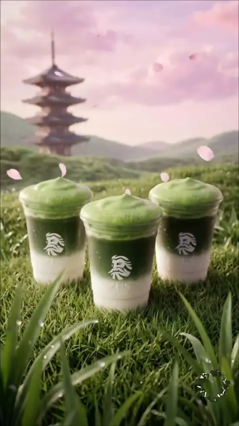 A world of matcha — frame from the Kairu Global ad concept